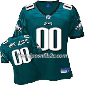 Camiseta Mujer NFL Philadelphia Eagles Personalizar Verde